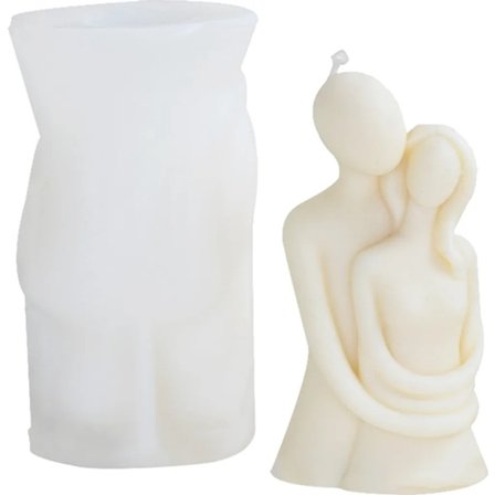 3D silikone lysform, silikoneform til lysstøbning, silikoneform til krop