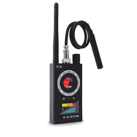 K18 Skjult Kamera Detektor, Privatlivsbeskyttelsesværktøj til Hjemmet, Kontoret, Hotel og Rejsesikkerhed