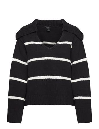 Sweater Rana Pullover Striktrøje Sort Lindex