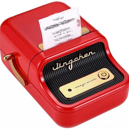 Etikettprinter B21 50mm med limtape, rød