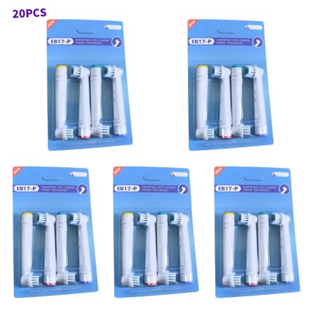 20/4 st El-tandborsthuvuden för Oral B Sensitive Ersättning EB17Ultra EB10A SB-17A EB17S EB50Ultra EB17P EB10A