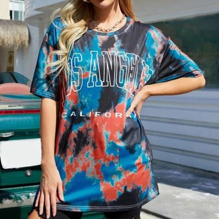 Kortärmad T-shirt För Kvinnor Med Rund Hals S