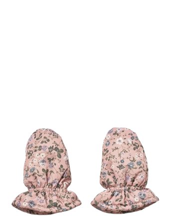 Puffer Baby Mittens Muffu Pink Wheat