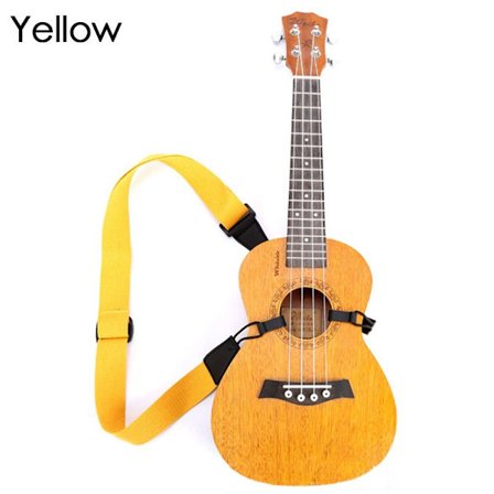 Ukulele Strap Guitar Tilbehør GUL
