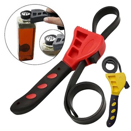 Korkkihihnainen purkinavaaja, säädettävä pullonpurkinavaaja heikoille käsille, ergonomiset puristimet kotikeittiöön_erikoislahja