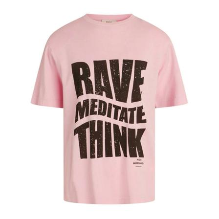 Mads Nørgaard T-Shirts , Roze , Dames , Maat: M
