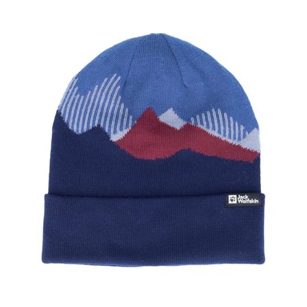 Jack Wolfskin - Modrá cuff Beanie - Altkoenig Beanie Graphite Cuff @ Hatstore