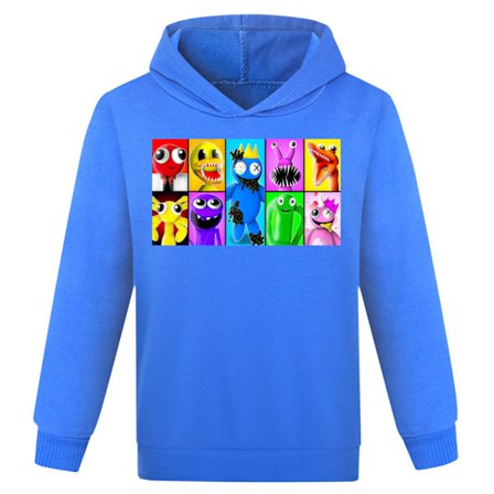 Børn ROBLOX Rainbow friends Casual hættetrøje sweatshirt