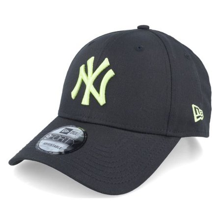 New Era - MLB Svart adjustable Keps - New York Yankees League Essential 9FORTY Black Adjustable @ Hatstore