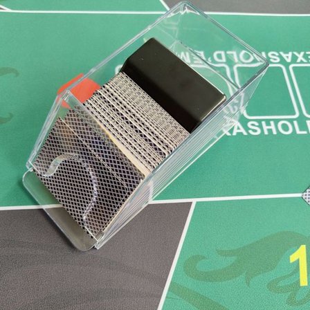 Deluxe 4 Deck Spelkort Dealer Sko Väska Casino Poker Dealer Spel Tillbehör