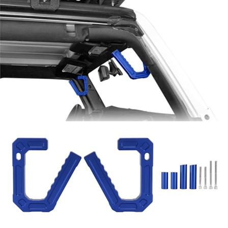 Bilforan Grabberhåndtak i Aluminium Legering Erstatning for Jeep Wrangler JK 2007‐2018 Blå