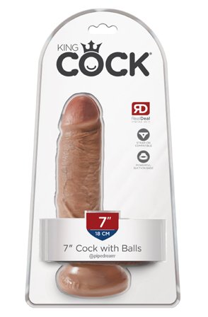 Kjøp Pipedream King Cock with Balls 18 cm - Dildo | God pris