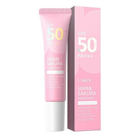20g(A)$LAIKOU Sakura solcreme lysnende version primer 20g fugtgivende hudplejeprodukter