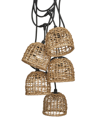 PR Home Mini Cebu Ljusslinga Utomhusbelysning Beige 17 cm