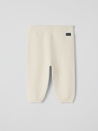 Polarn O. Pyret - Knitted trousers - 80 - Childrenswear - white