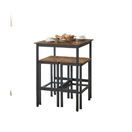 Rootz Bartisch -keittiöpöytä - seisova pöytä - keräyspöytä - vintage -tyyli - tilaa säästävä muotoilu - 60 x 60 x 92 cm