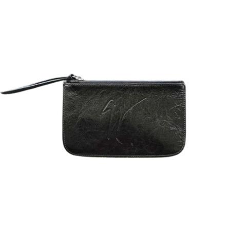 Giuseppe Zanotti Pre-owned Pre-ownedLæderpouches Sort, Dame Vintage Tasker, Størrelse: ONE Size