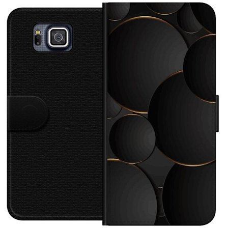 Plånboksfodral till Samsung Galaxy Alpha med Lyxig Cirklar