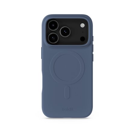 holdit iPhone 17 Pro Mobilskal Soft MagSafe Pacific Blue