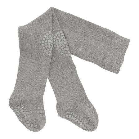 GoBabyGo Kravle Strømperbukser i Tyk Bomuld Grey Melange 12-18 mdr, Tøj & Bolig, Børnetøj, Børnestrømpebukser