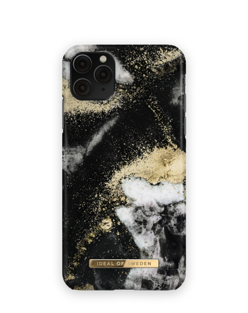 Unisex Hülle, iPhone 11 Pro Max Black Galaxy Marble Handyhülle