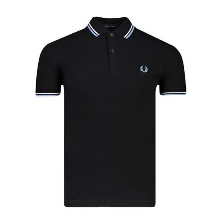 Fred Perry Polo , Zwart , Heren , Maat: L