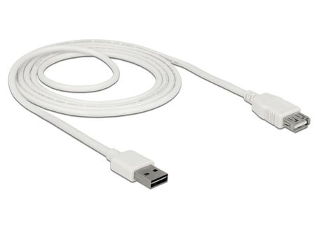 Delock Cable USB AM-AF 2.0 2m Easy-USB White