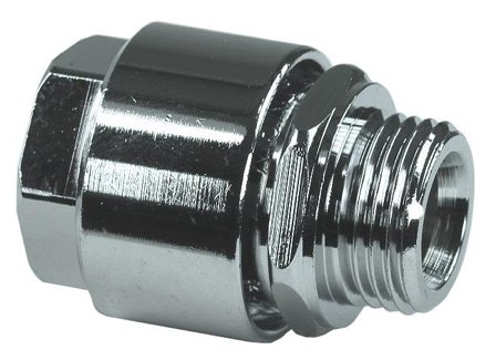 Gelia 3000660322 Vakuumventil krom G15 x G20, Installasjon