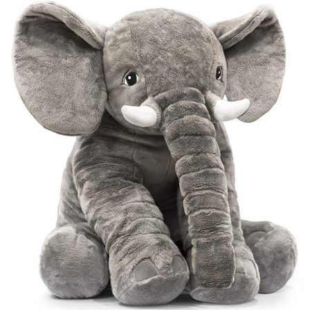 udstoppet elefant bamse 60,96 cm