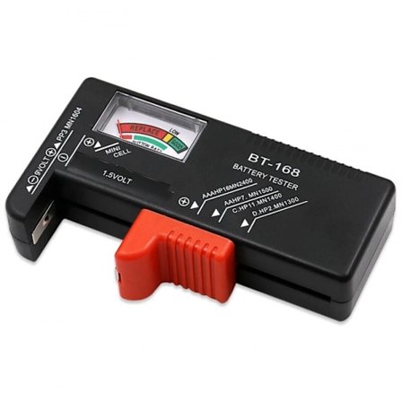 BT-168 Batteritestare för AA/AAA/C/D/9V/1.5V Universal Knappcell Färgkodad