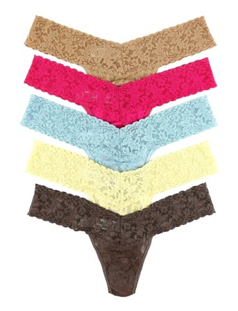 Hanky Panky | Hanky Panky Multi Pack - Signature Lace Low Rise Thong - 5 Pack | ONE SIZE