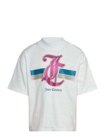 Juicy Couture | Glitter Stripe Boxy Tee | 122