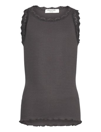 Rosemunde Kids Rkbalta Modal Sl Lace Top - Grey - 164