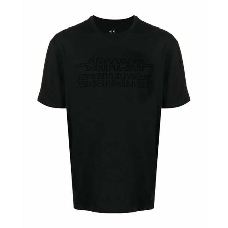 Armani Exchange - T-shirts - Svart - Dam - Storlek: L, Dam, Storlek: L