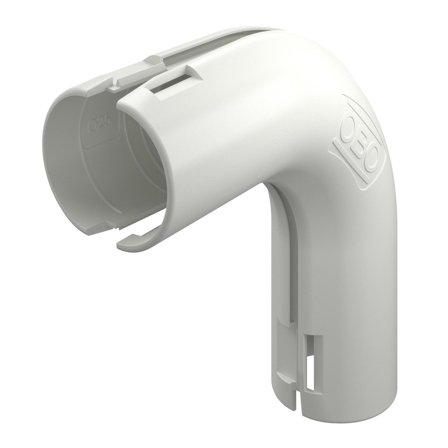 Obo Bettermann 2154066 Rørbøy 90°, ugjenget, plast M25, Installasjonsmaterial