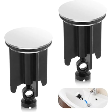 2 kpl pesuallashana, pesualtaan tulppa, viemärin tulppa, pesuallashana, kylpyammeen tulppa Ø40mm