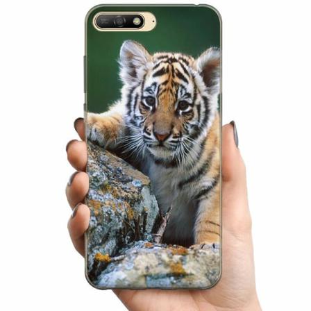 Huawei Y6 (2018) Tpu Mobilskal Tiger