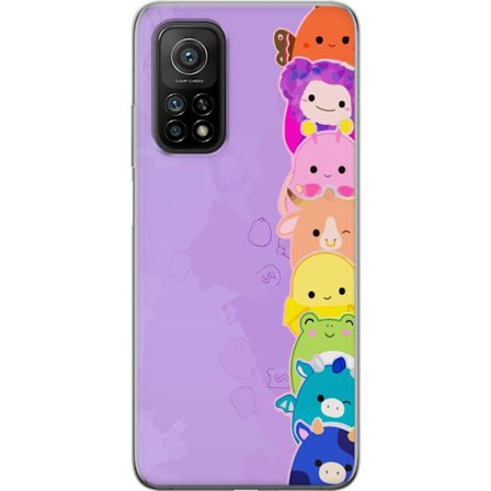 Yhteensopiva Puhelinkuori Xiaomi Mi 10T 5G Tumma siluetti Jeesuksesta, jolla on orjantappurakruunu mustaa taustaa vasten, voimakkaassa kontrastissa ja