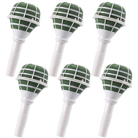 Sæt med 6 blomsterbuket holdere - blomsterhåndtag - brudebuket håndtag til blomsterarrangement - bryllupseventfestdekoration