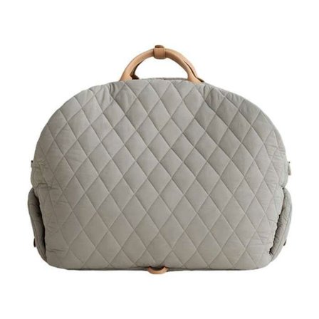 (Grå) Lille hundetransporttaske - Autostol til katte og hunde - Egnet til små dyr, der vejer 3,5 til 5 kg - Grå