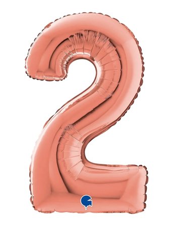 IPK | Number Foil 2 Rose Gold 70 Cm | 0