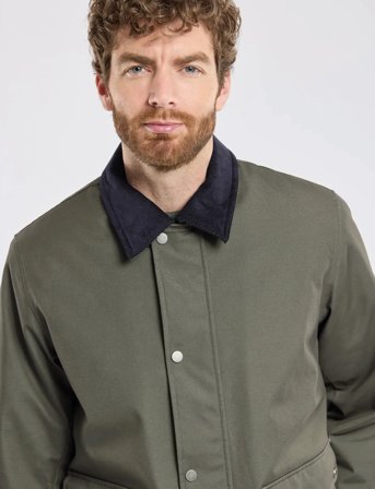 Armor Lux Quilted Jacket - Green - S