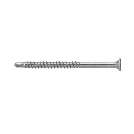 FIXX 472676 Gulv- og listskrue 3,9 mm, gulsink, SQ 1 30 mm, 250-pakning, Innfesting