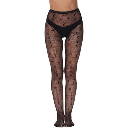 Nettstrømpebukser for kvinner Halloween Nettstrømper Strømpebukse