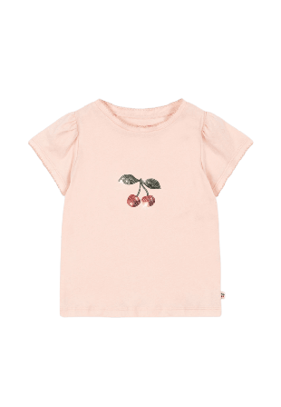 Konges Sløjd FAMO PUFF TEE GOTS T-shirts & toppar Dam Rosa 4Y