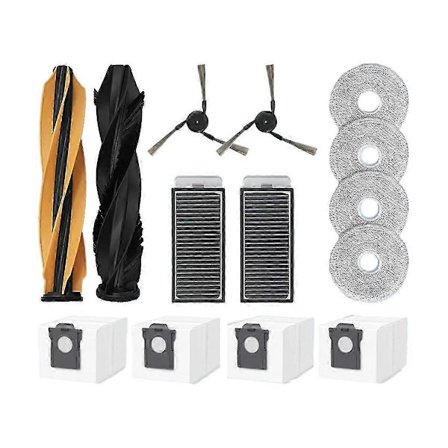 Reservedele til Dreame X50 Ultra robotstøvsuger, hovedbørste, sidebørste, Hepa-filter, moppeklud, støvpose, Edition 0710