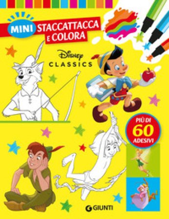 Disney classics. Mini staccattacca & colora. Con adesivi. Ediz. a colori Walt Disney