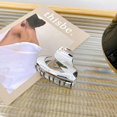 Hårklämmor Metall SILVER