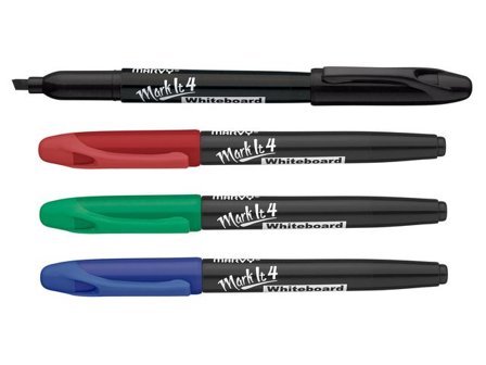 MARVY Whiteboardpenna sned 4/fp - Lyreco - Kontorsmaterial - Pennor - Whiteboardpennor - Rund spets