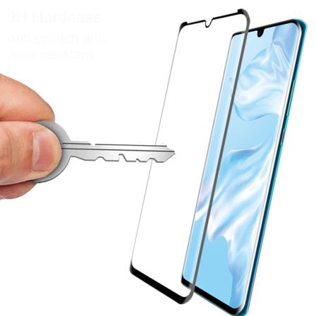 ProGuard | P30 Lite | Skärmskydd | 2.5D Ram | HD-Clear Svart